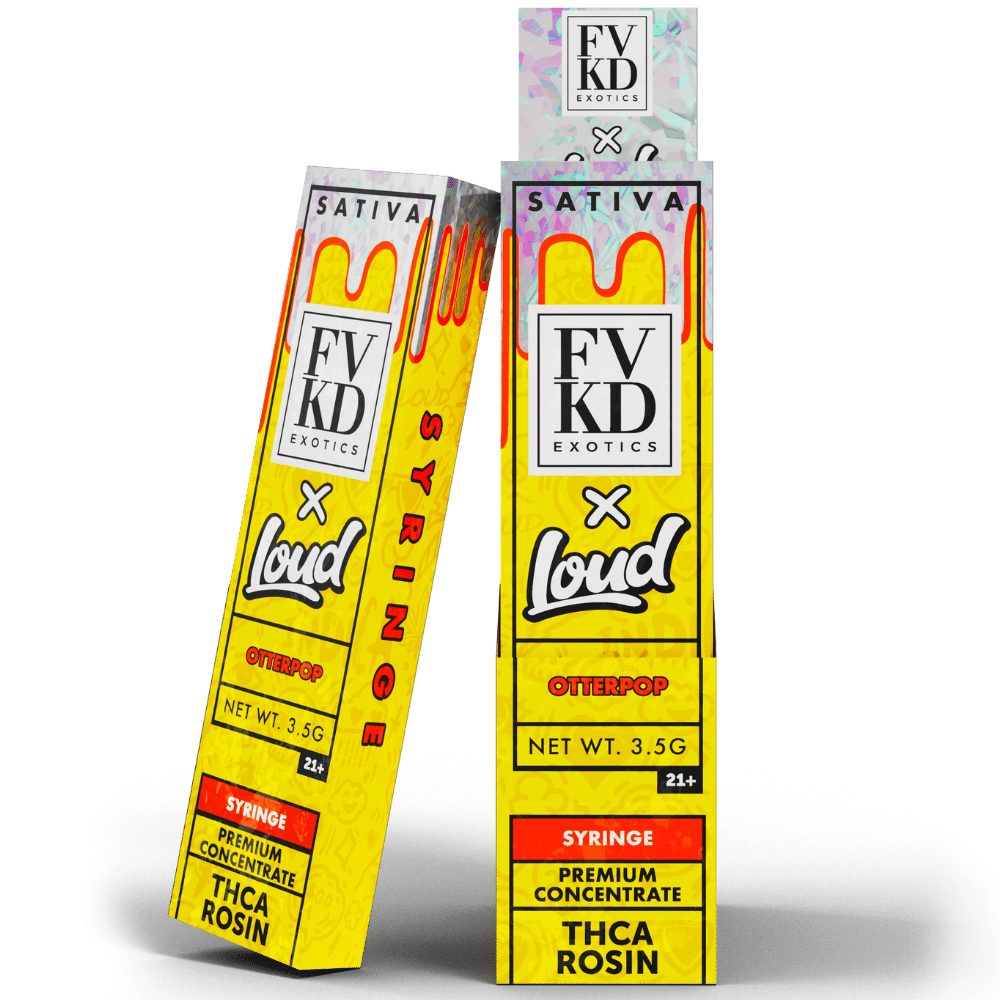 FVKD EXOTICS X LOUD THCA ROSIN 3.5ML SYRINGE (5CT DISPLAY)