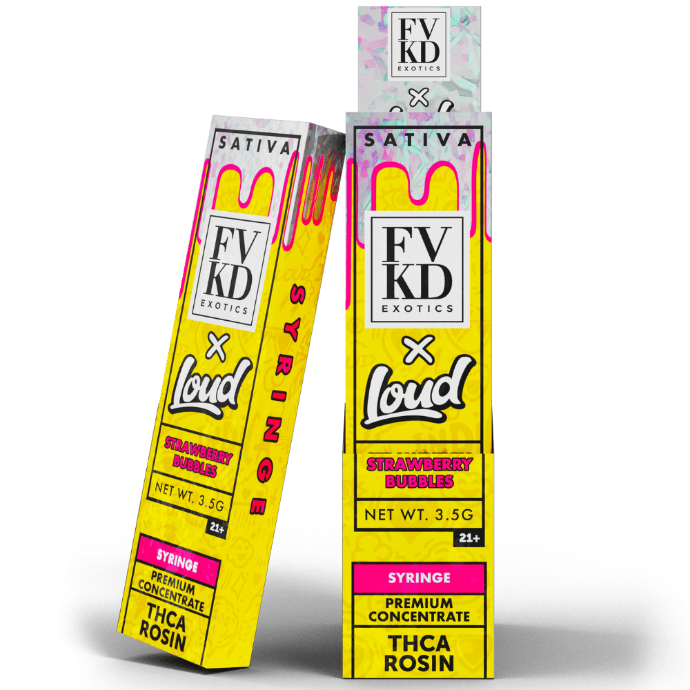 FVKD EXOTICS X LOUD THCA ROSIN 3.5ML SYRINGE (5CT DISPLAY)  Rising  Wholesale Inc.