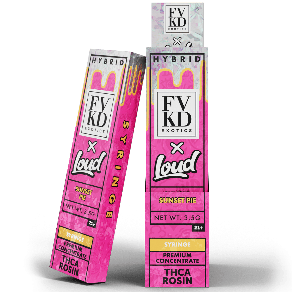 FVKD EXOTICS X LOUD THCA ROSIN 3.5ML SYRINGE (5CT DISPLAY)