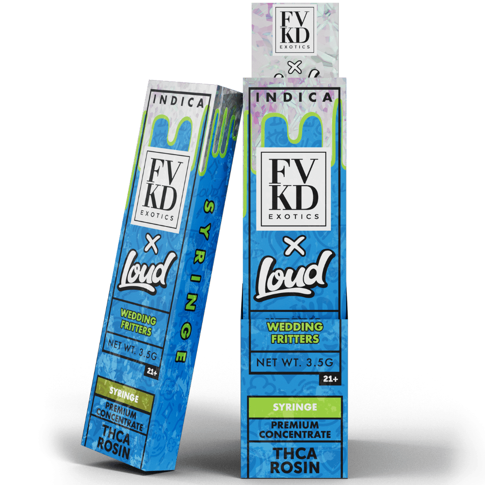 FVKD EXOTICS X LOUD THCA ROSIN 3.5ML SYRINGE (5CT DISPLAY)
