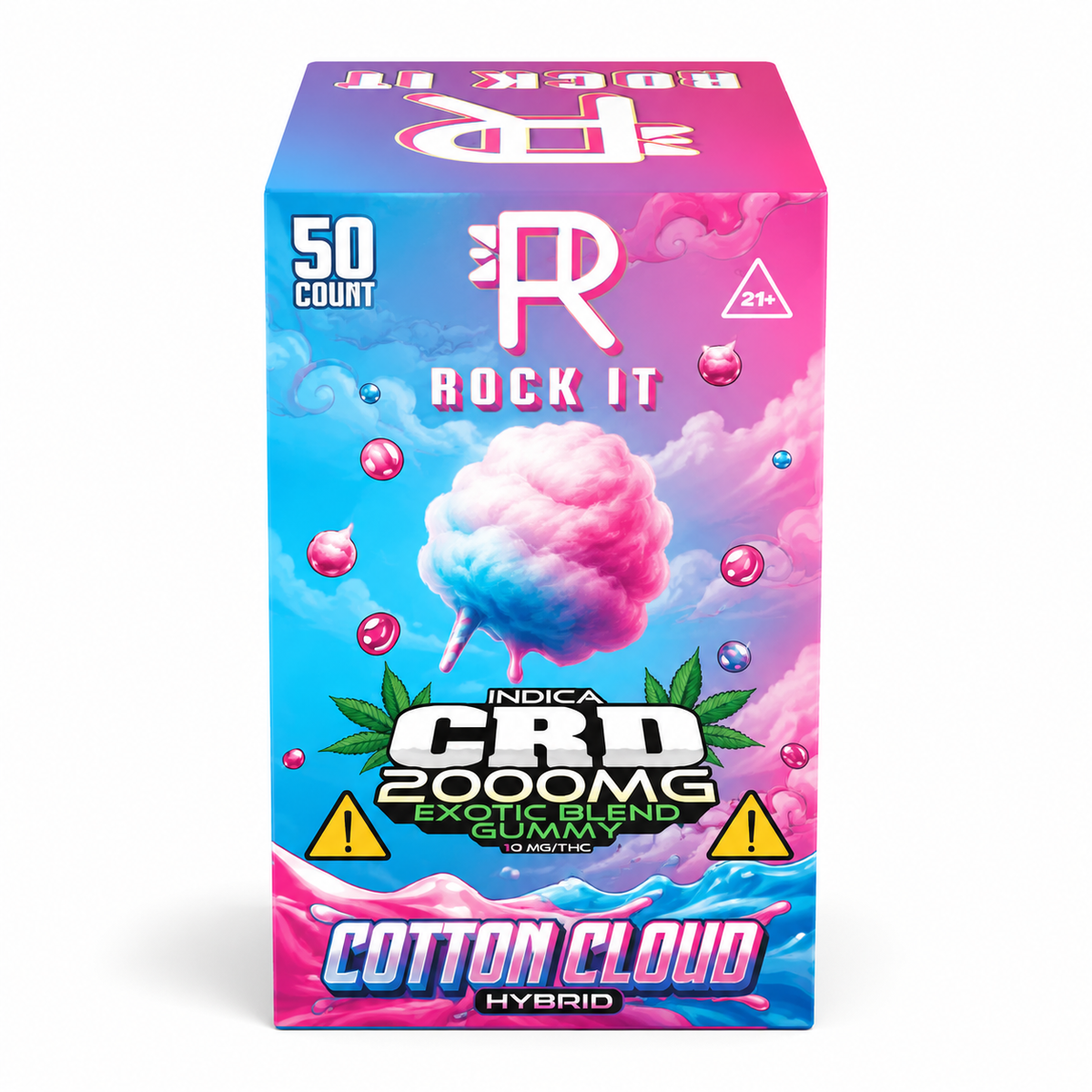 ROCK IT 2000MG CRD EXOTIC BLEND GUMMIES (50CT BOX)