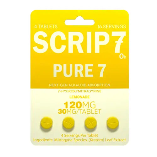 SCRIP7 PURE7 7-HYDROXY 30MG TABLET (4CT PACK)