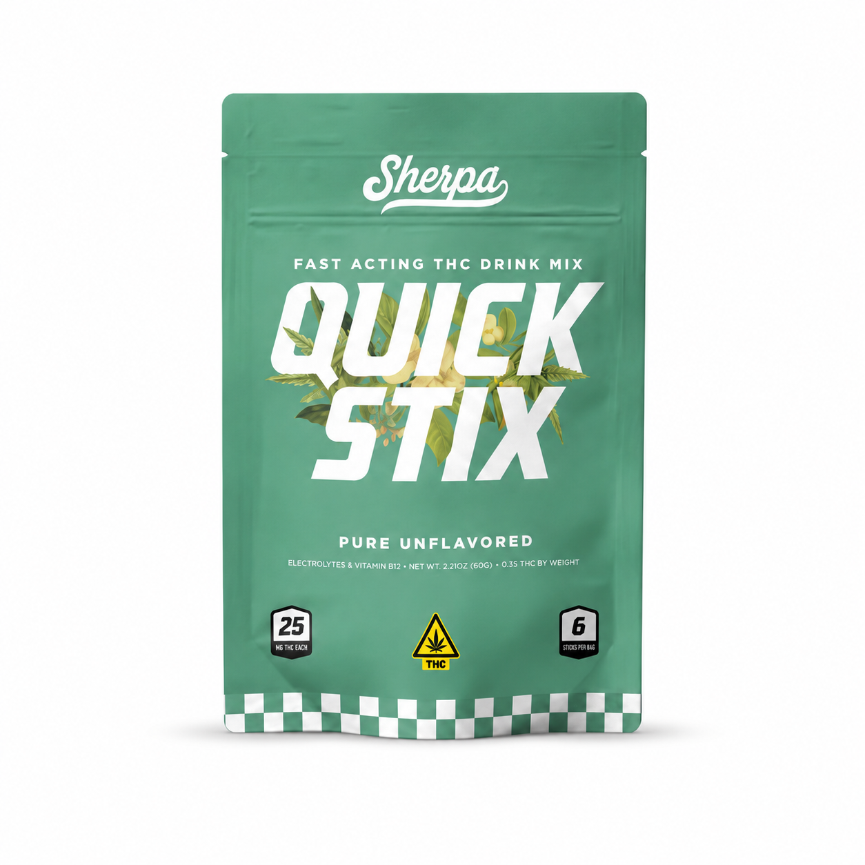SHERPA 25MG THC QUICK STIX BAG (6CT X 25MG)