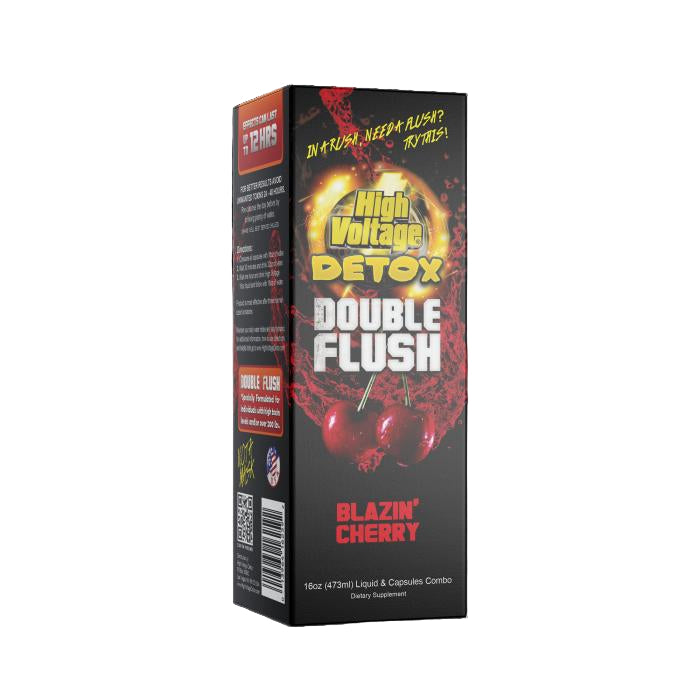 HIGH VOLTAGE DOUBLE FLUSH DETOX 16OZ W/6CT CAPS HIGH VOLTAGE DOUBLE FLUSH DETOX 16OZ W/6CT CAPS - BLAZIN' CHERRY 013964162592