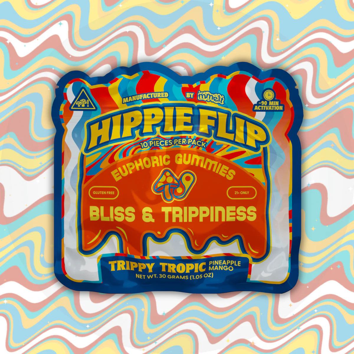 HIPPIE FLIP 6 GRAM EUPHORIC GUMMIES (10CT BAG)