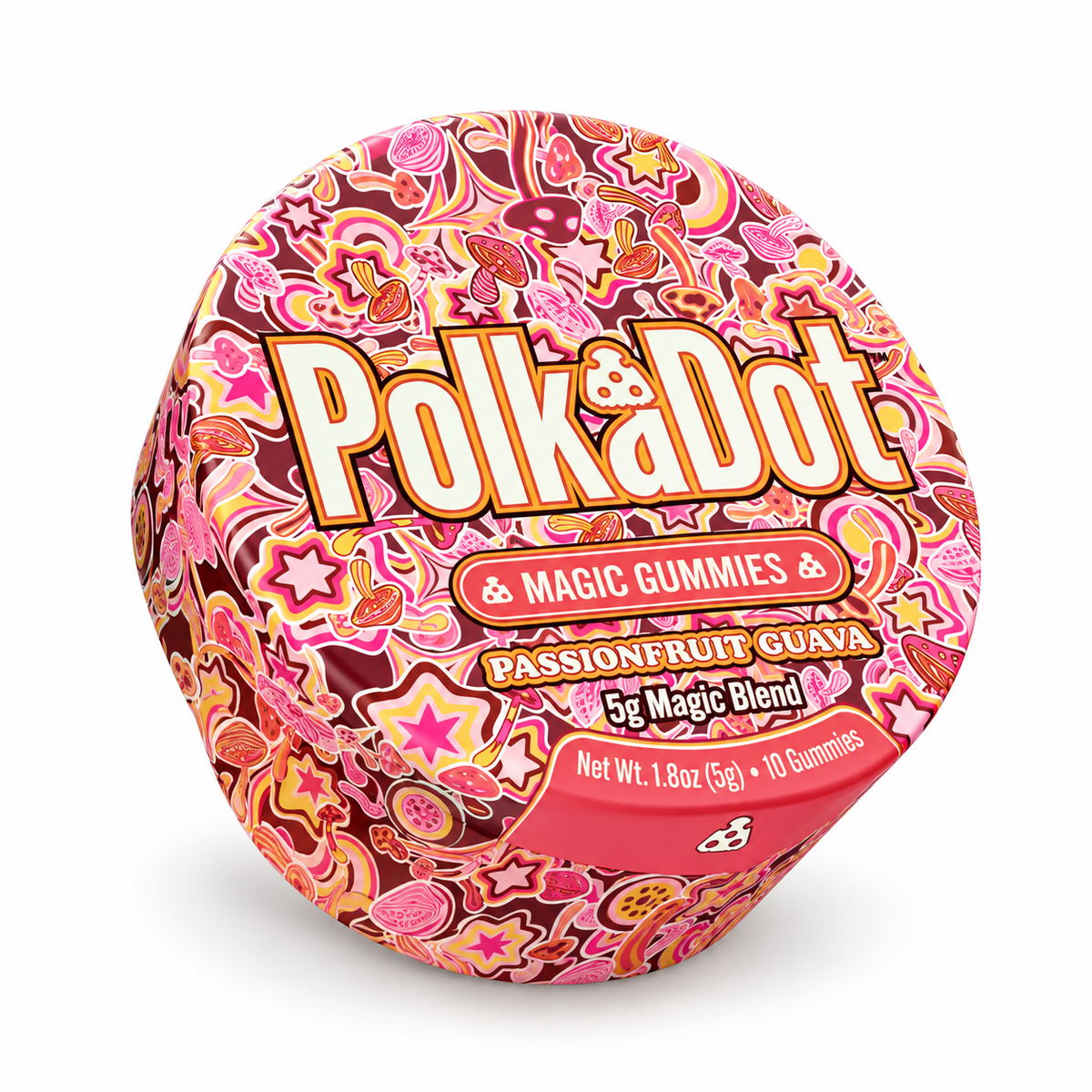 POLKADOT MAGIC MUSHROOM GUMMIES (10CT TIN)