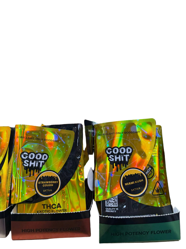 GOOD SHIT THCA 4G EXOTIC FLOWER | ASSORTED STRAINS