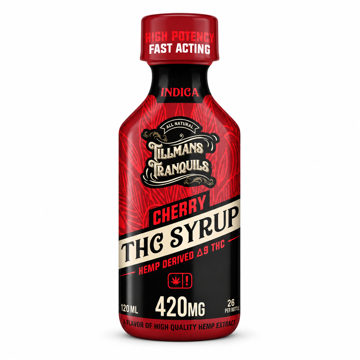 TILLMANS TRANQUILS 420MG D9 THC SYRUP