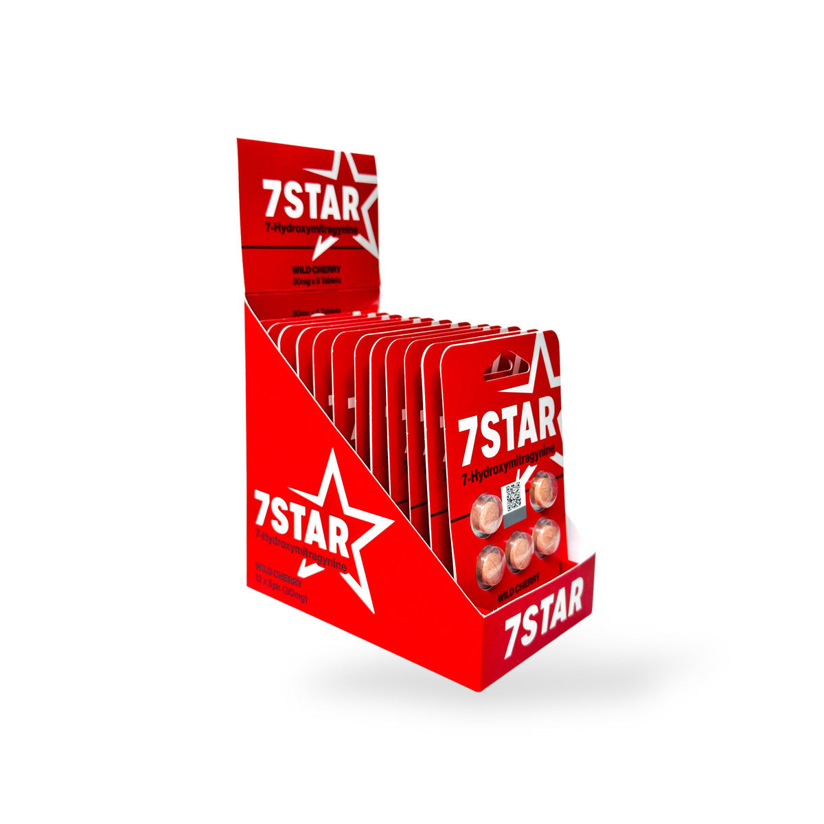 7 STAR 7-HYDROXY 30MG CHEWABLE TABLETS (5CT/ PACK) (12 PACK DISPLAY)