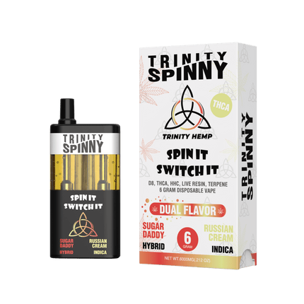 TRINITY SPINNY 6G THC-A D8 HHC DISPOSABLE DUAL FLAVOR