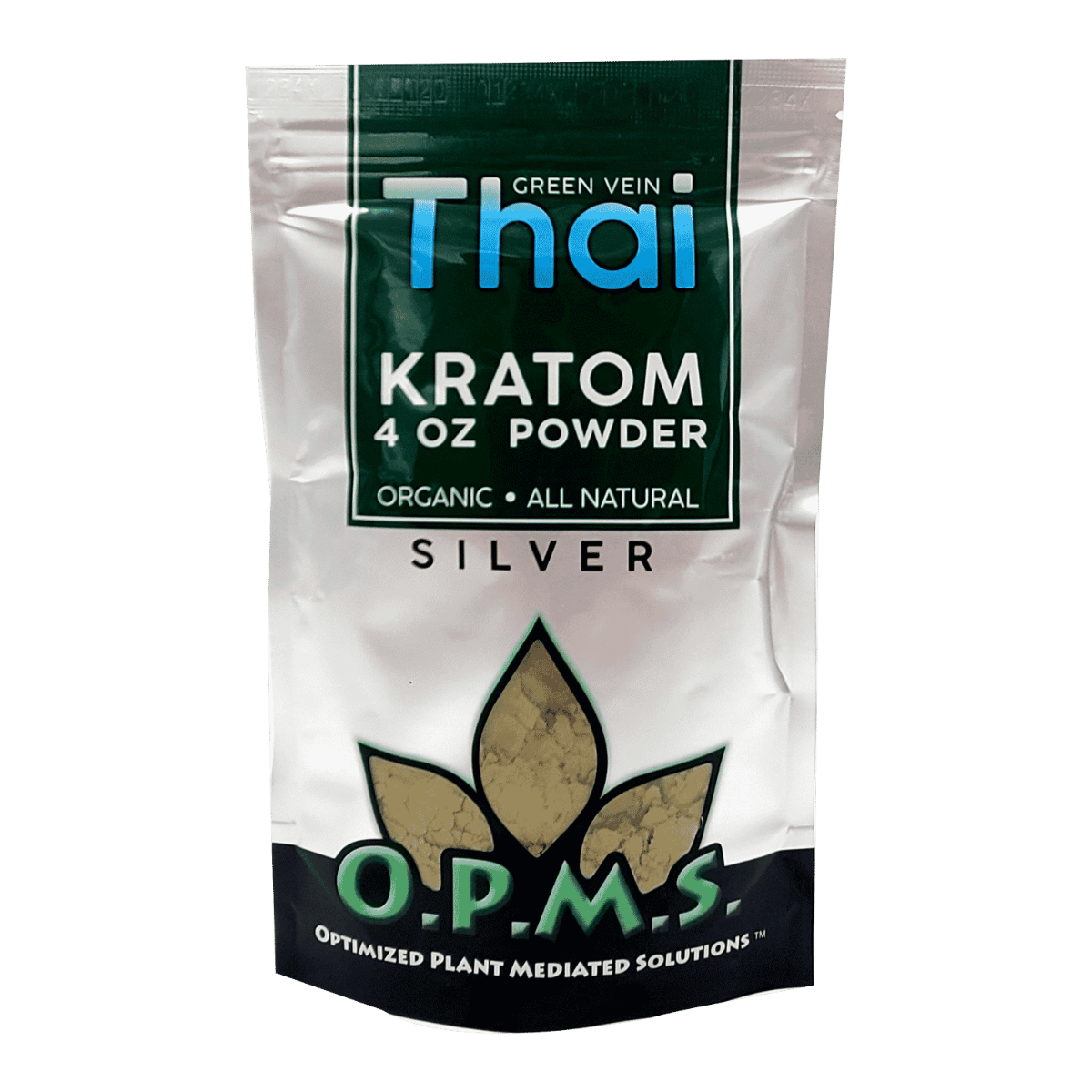 OPMS SILVER KRATOM POWDER 4OZ