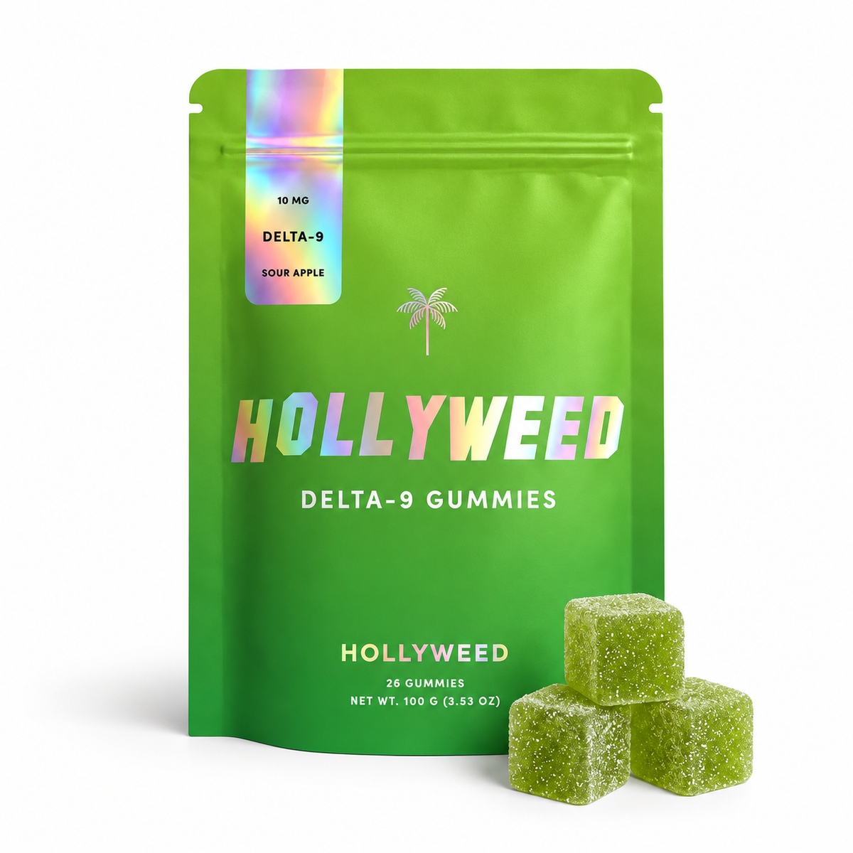 HOLLYWEED 10MG D9 GUMMIES (25CT BAG)