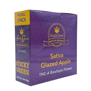 STICKY GREEN PRIVATE RESERVE THCA 1.25G PRE ROLL (2CT PACK)