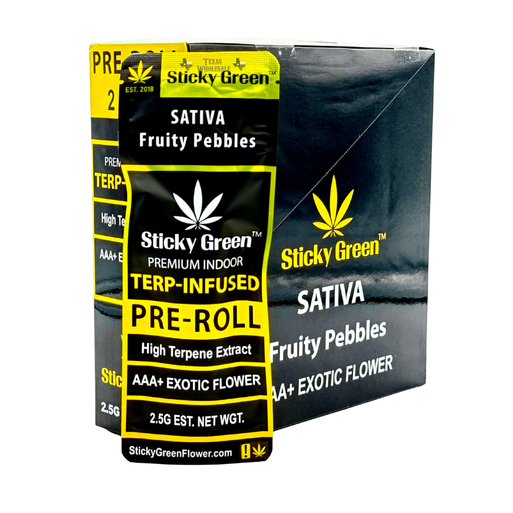STICKY GREEN 2.5G TERP-INFUSED 2CT PRE ROLL
