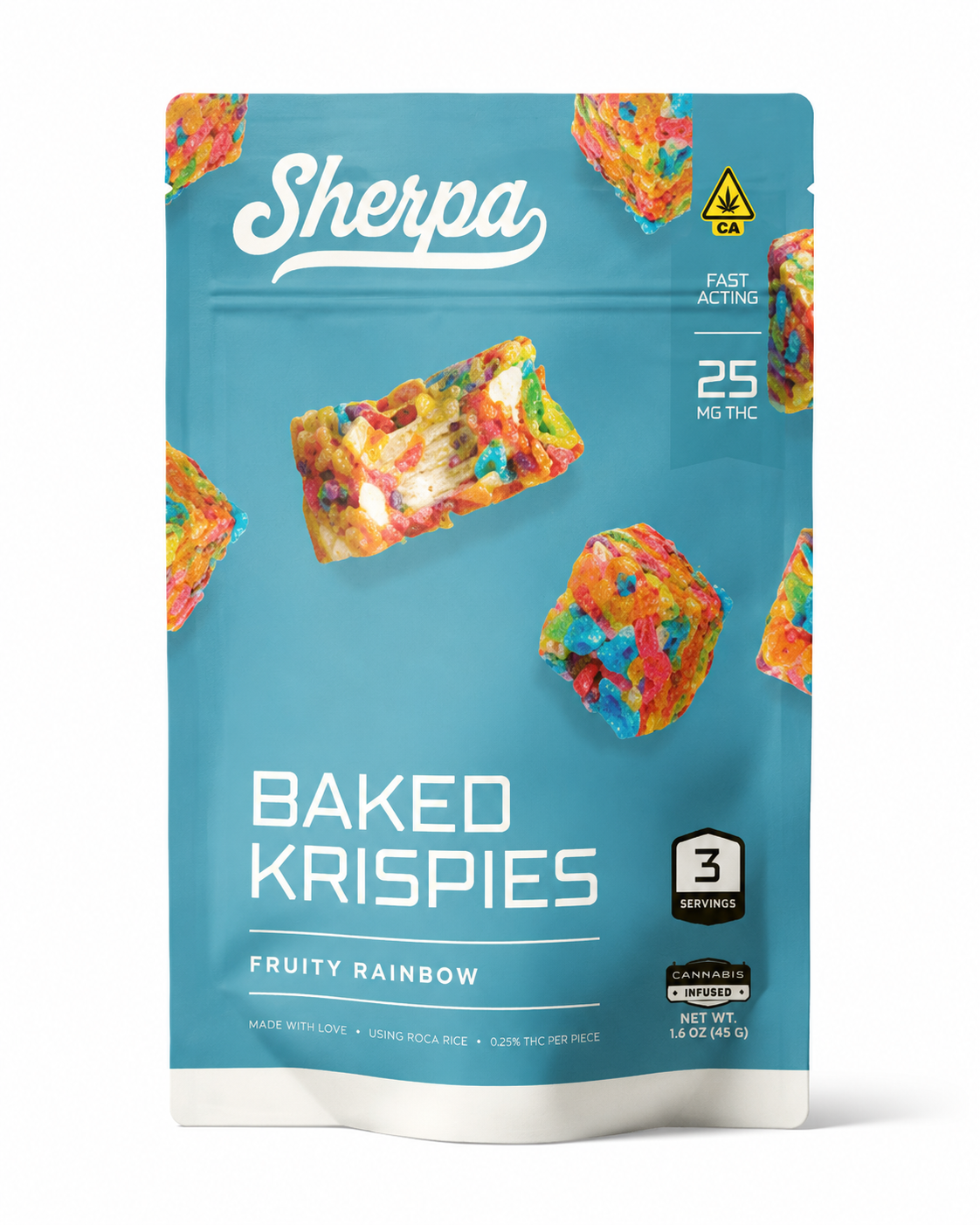 SHERPA 25MG THC KRISPIES BOX (3CT X 25MG)