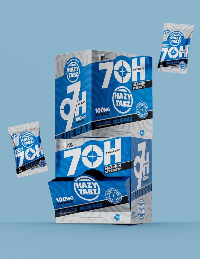 HAZY TABZ 7-HYDROXY 100MG PER TAB PRE-PRICED (30CT DISPLAY)