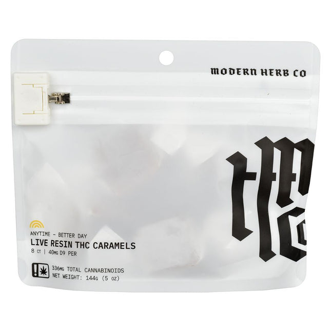 MODERN HERB CO LIVE RESIN D9 CARAMEL (40MG x 8CT/PACK)