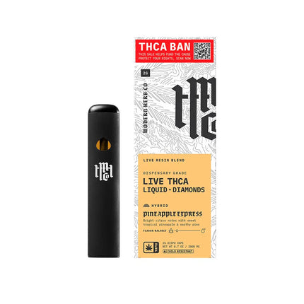 MODERN HERB CO 2 GRAM THC-A LIVE RESIN LIQUID DIAMONDS DISPOSABLE