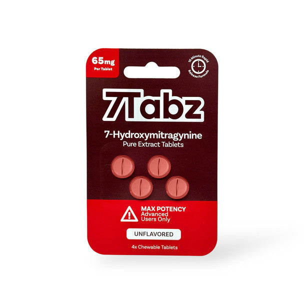 7TABZ 7-HYDROXY PURE EXTRACT TABLETS 65MG PER TAB (4CT PACK)