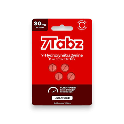 7TABZ 7-HYDROXY PURE EXTRACT TABLETS 30MG PER TAB (4CT PACK)