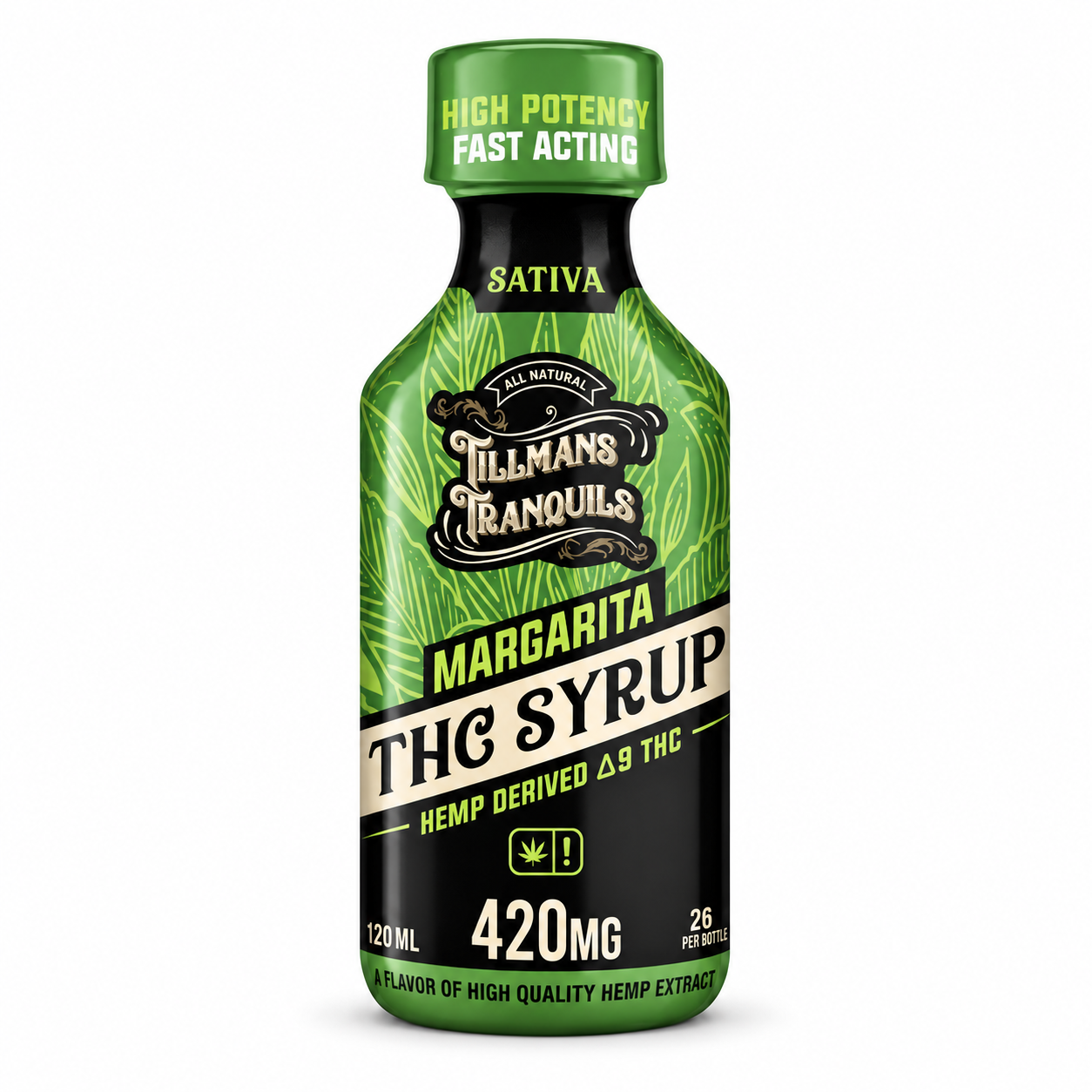 TILLMANS TRANQUILS 420MG D9 THC SYRUP