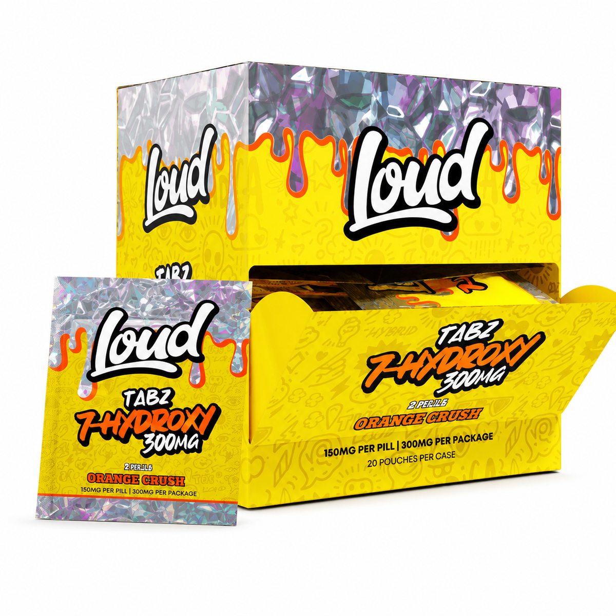 LOUD 7-HYDROXY 300MG CHEWABLE TABZ (20CT BOX)