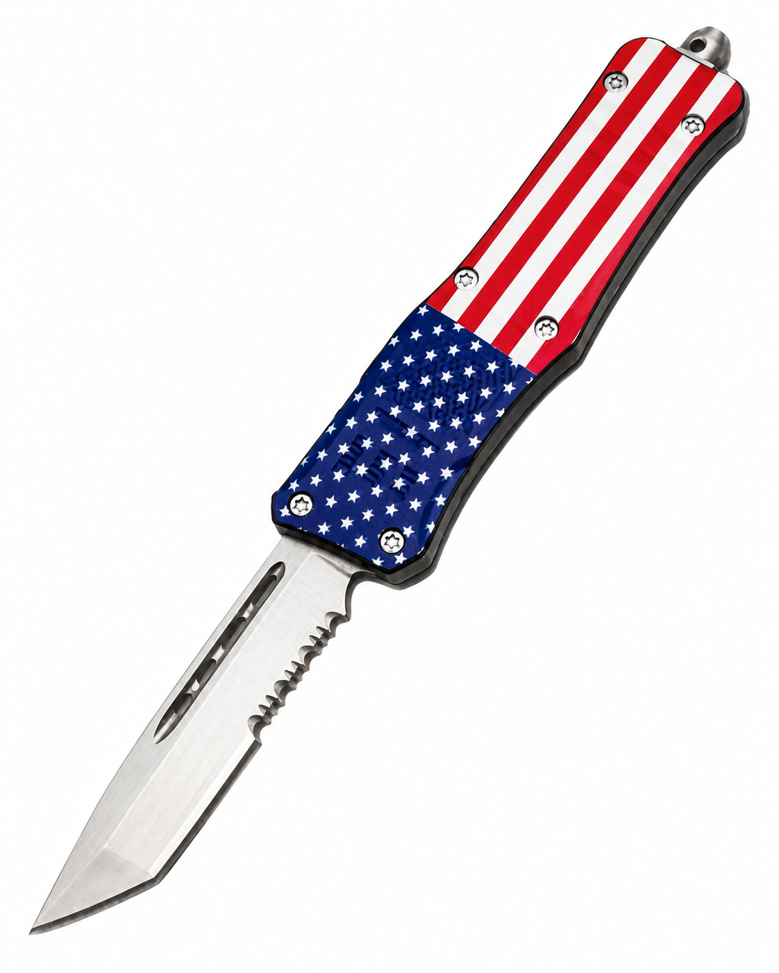 ARMED FORCE TACTICAL 5.25" LASIR TANTO KNIFE W/ BAG | US FLAG (185SFNT)