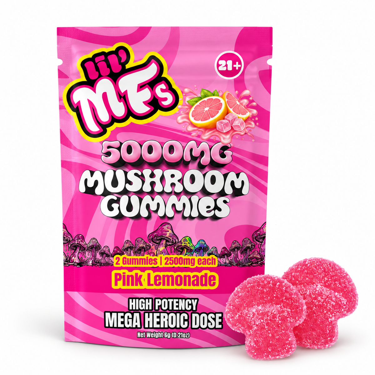 LIL MF'S 5000MG MUSHROOM GUMMIES (20CT BOX)