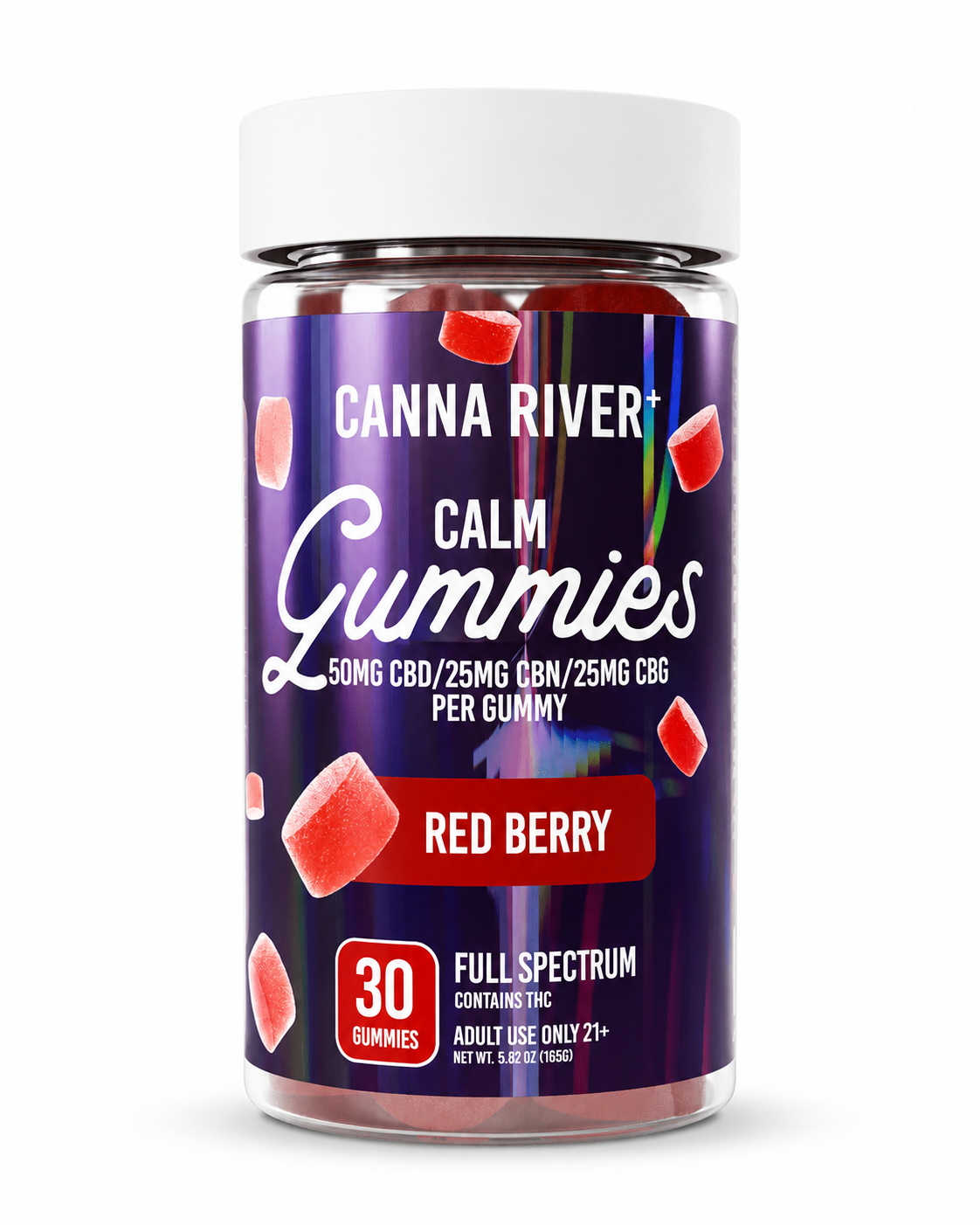 CANNA RIVER CBD CALM GUMMIES FULL SPECTRUM 3000MG JAR