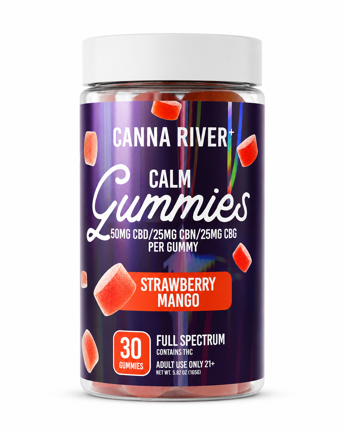 CANNA RIVER CBD CALM GUMMIES FULL SPECTRUM 3000MG JAR
