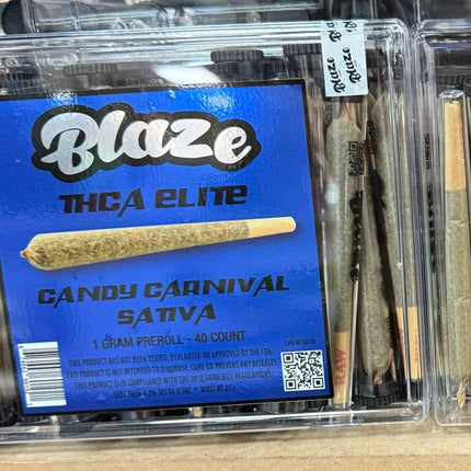 BLAZE THC-A ELITE 1 GRAM PRE ROLLS (50CT/BOX)