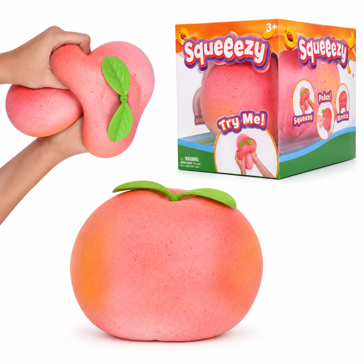 LARGE PEACH SQUISHY