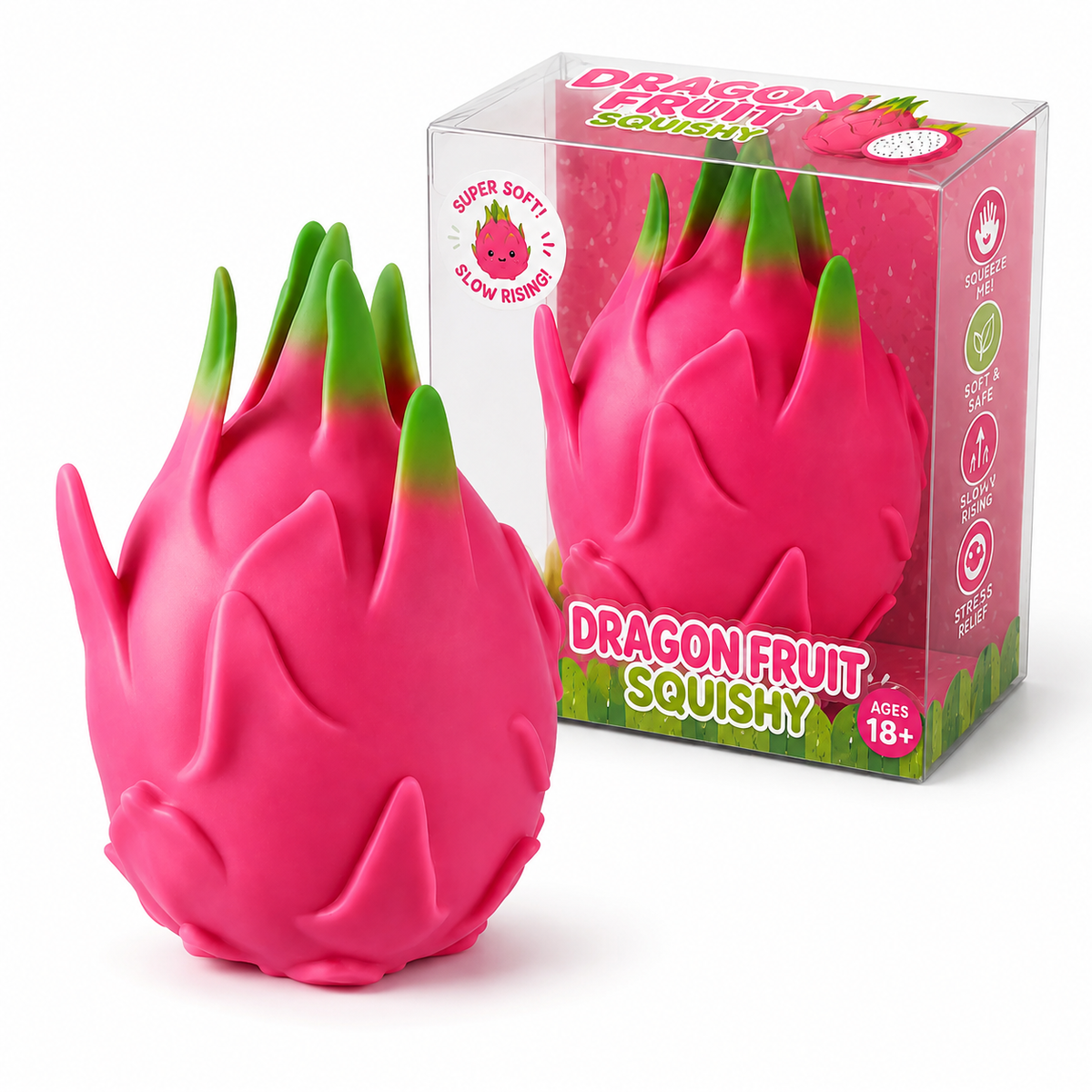 JUMBO DRAGON FRUIT SQUISHY