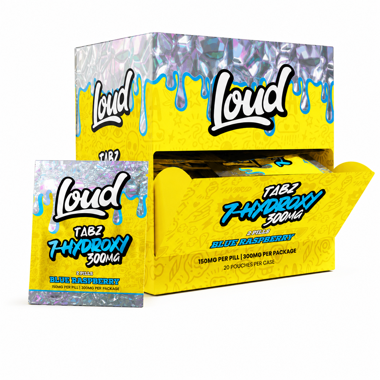 LOUD 7-HYDROXY 300MG CHEWABLE TABZ (20CT BOX)
