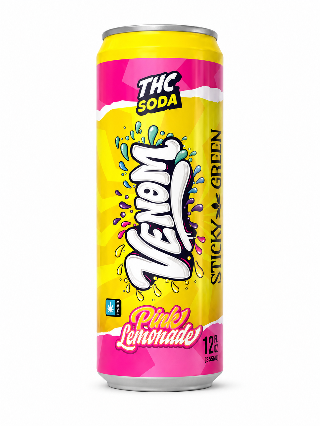 STICKY GREEN 50MG THC INFUSED SODA (4CT PACK)