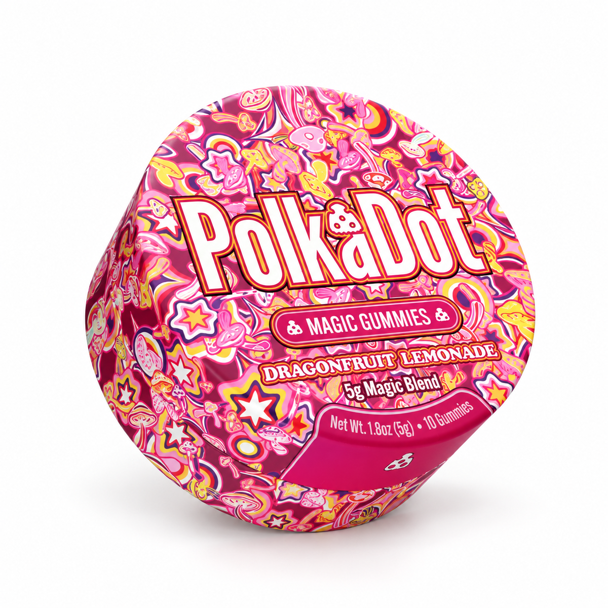 POLKADOT MAGIC MUSHROOM GUMMIES (10CT TIN)