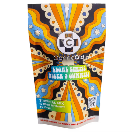 CANNA AID 25MG 1PC GUMMY PACKS (25MG D9) (30CT BOX) | LEGAL LIMITS
