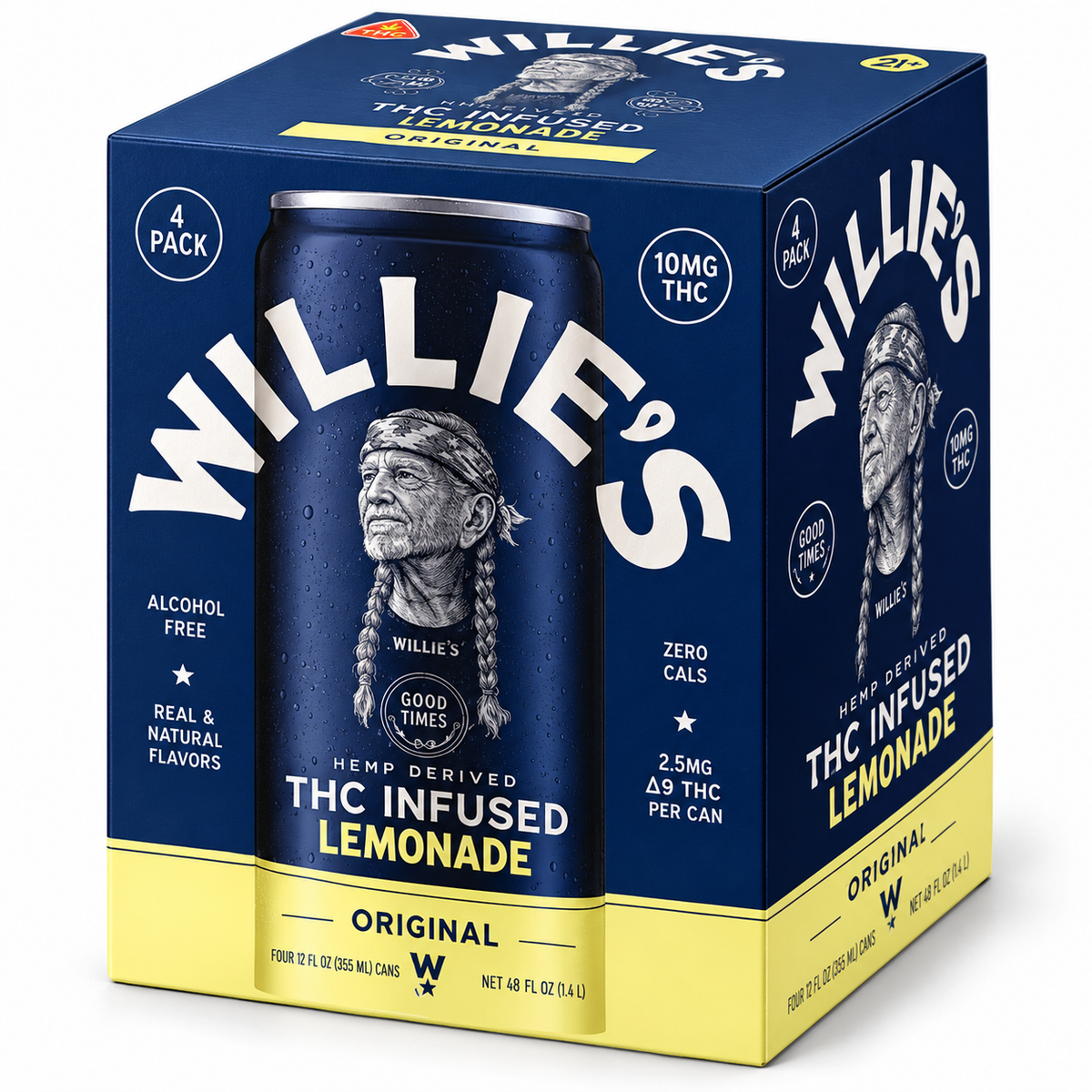 WILLIE'S DRINKS 10MG THC + 5MG CBD (4CT PACK)