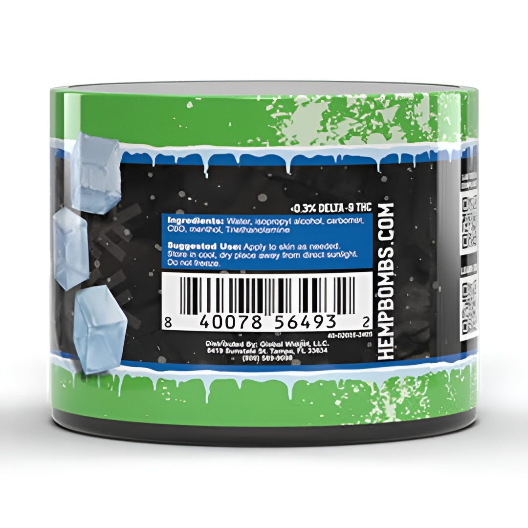 HEMP BOMBS 100MG CBD COOL FREEZE JAR
