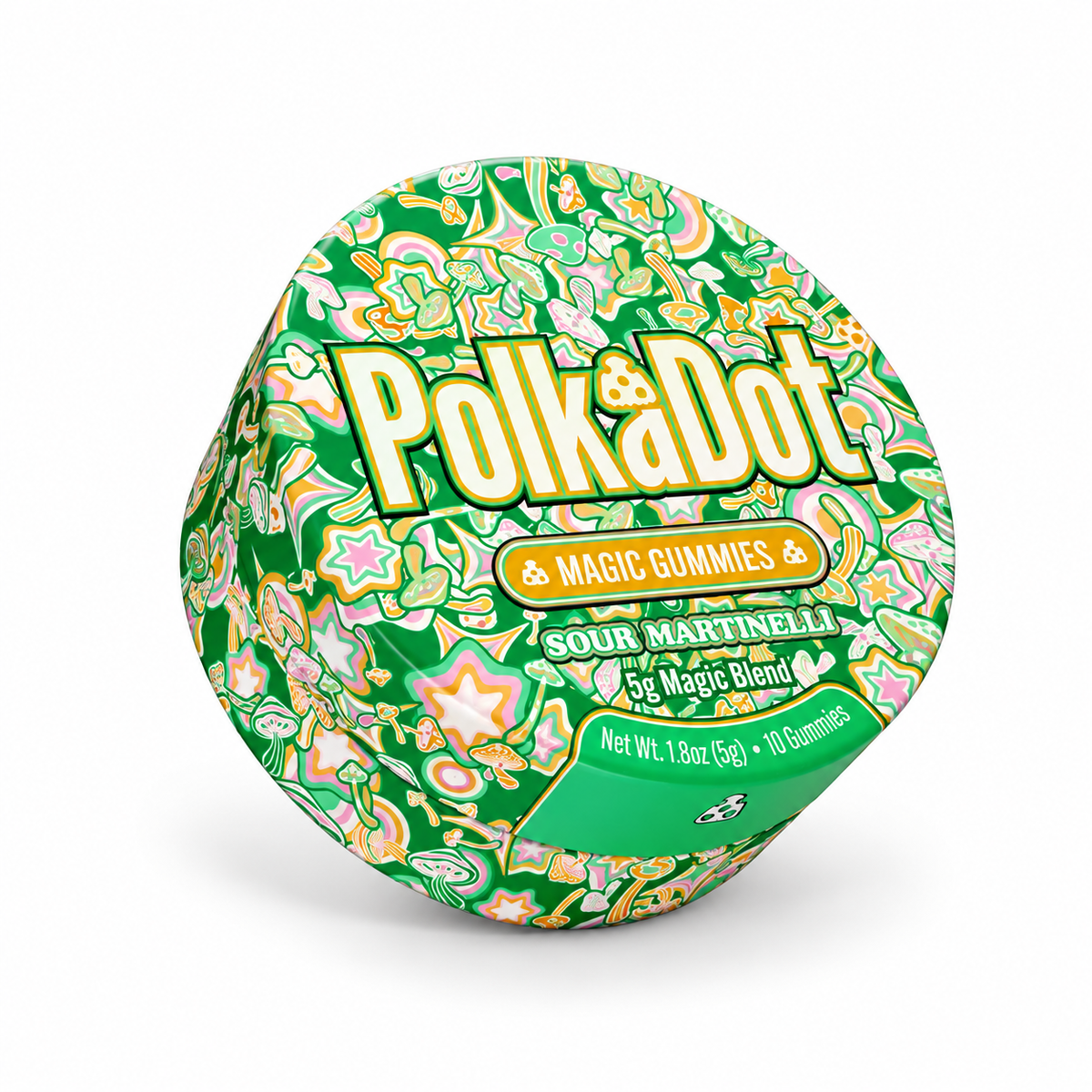 POLKADOT MAGIC MUSHROOM GUMMIES (10CT TIN)