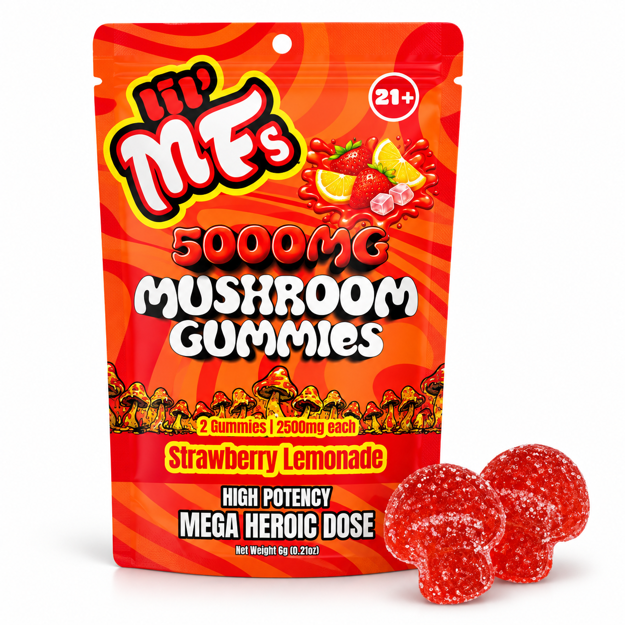 LIL MF'S 5000MG MUSHROOM GUMMIES (20CT BOX)