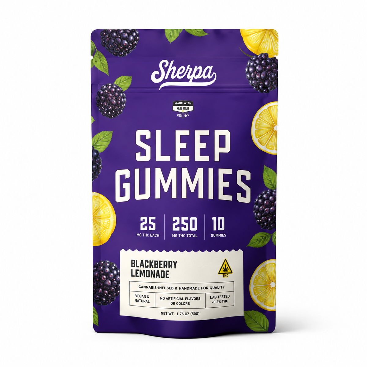 SHERPA 25MG THC GUMMIES BAG (10CT X 25MG)