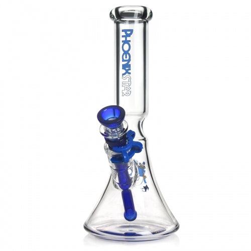 PHOENIX STAR 10" WATER PIPE | BLUE