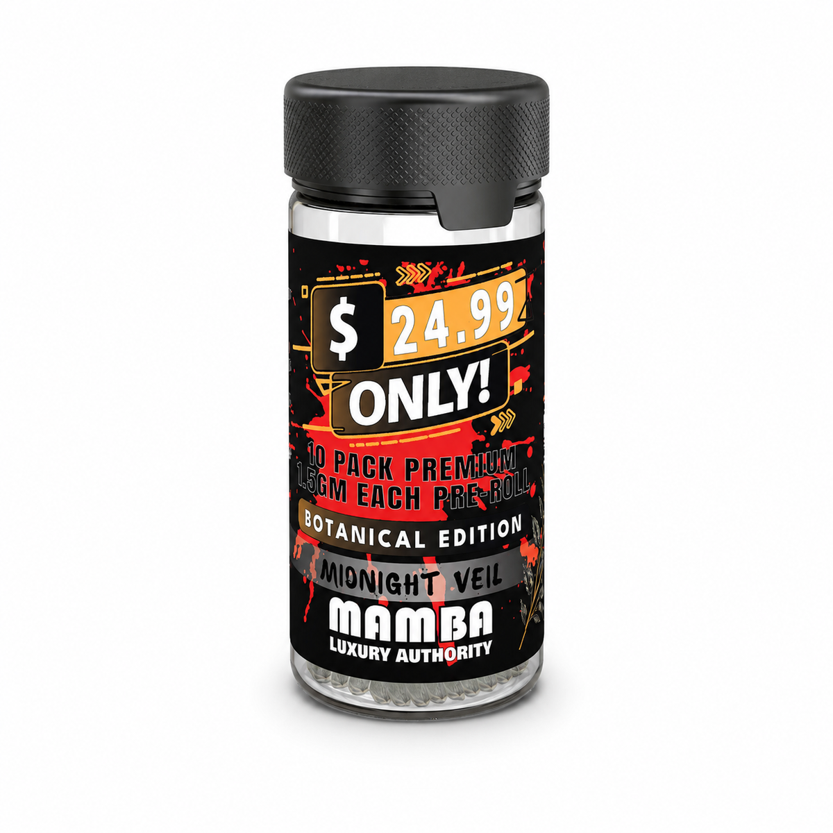 MAMBA RITUAL BOTANICAL 1.5G PRE ROLLS (10CT JAR)