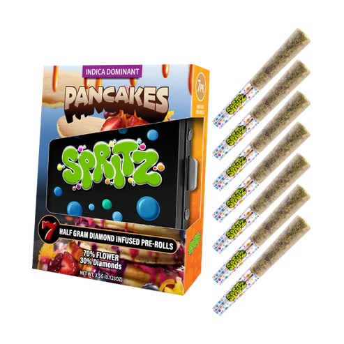SPRITZ HALF GRAM DIAMOND INFUSED PRE-ROLLS (7 X 0.5 GRAM EACH)
