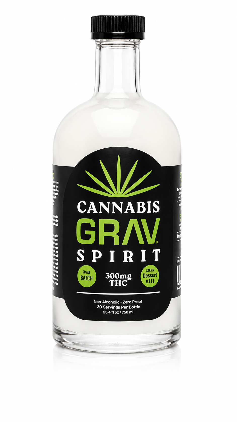 GRAV CANNABIS SPIRIT 300MG THC 750ML BOTTLE