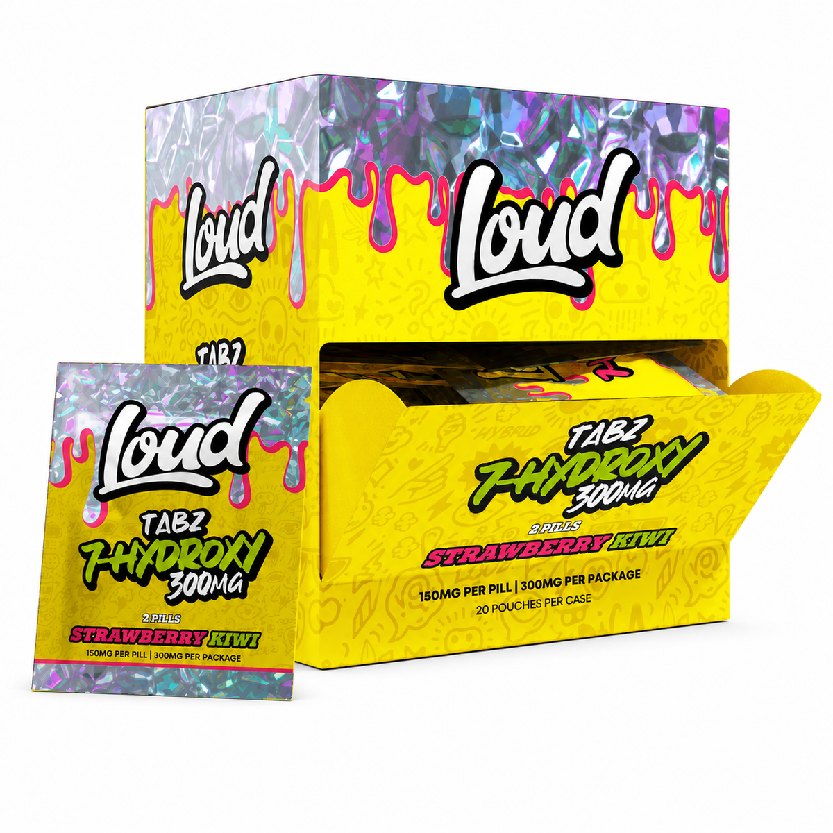 LOUD 7-HYDROXY 300MG CHEWABLE TABZ (20CT BOX)