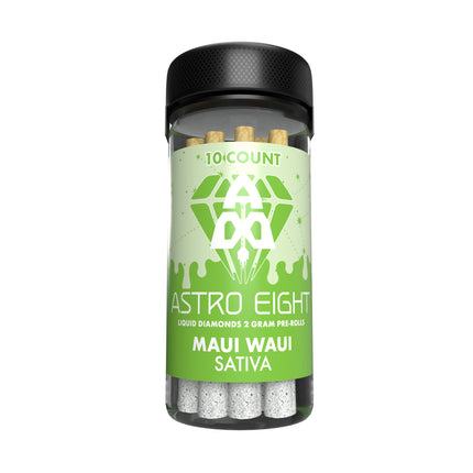 ASTRO 8 THC-A LIQUID DIAMONDS 2G PRE ROLLS 10CT/JAR