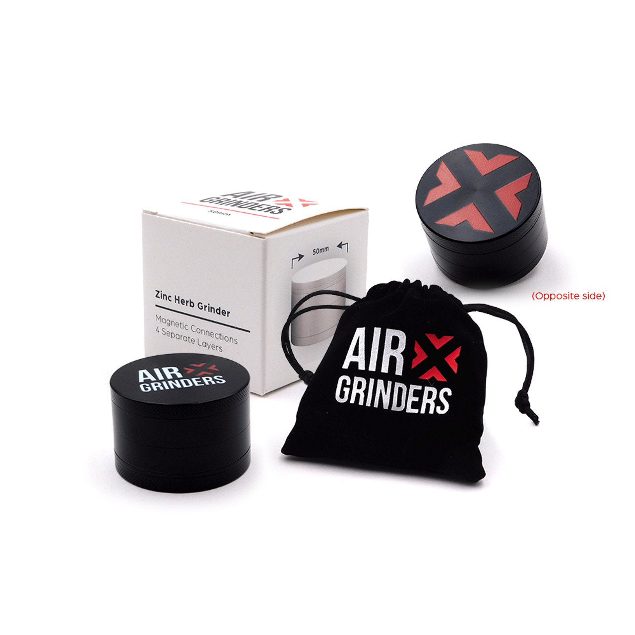 AIR X PREMIUM ZINC METAL GRINDER 50MM