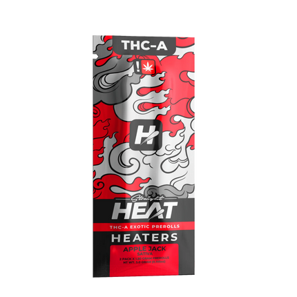 STRAIGHT HEAT EXOTIC THC-A PRE-ROLLS 1.5G EACH (2CT PACK)